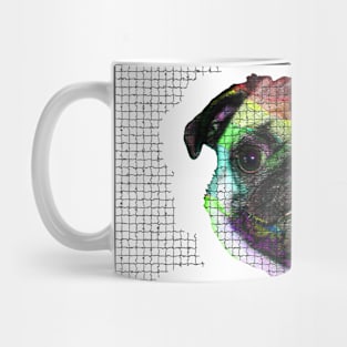 Rainbow Pug Mug